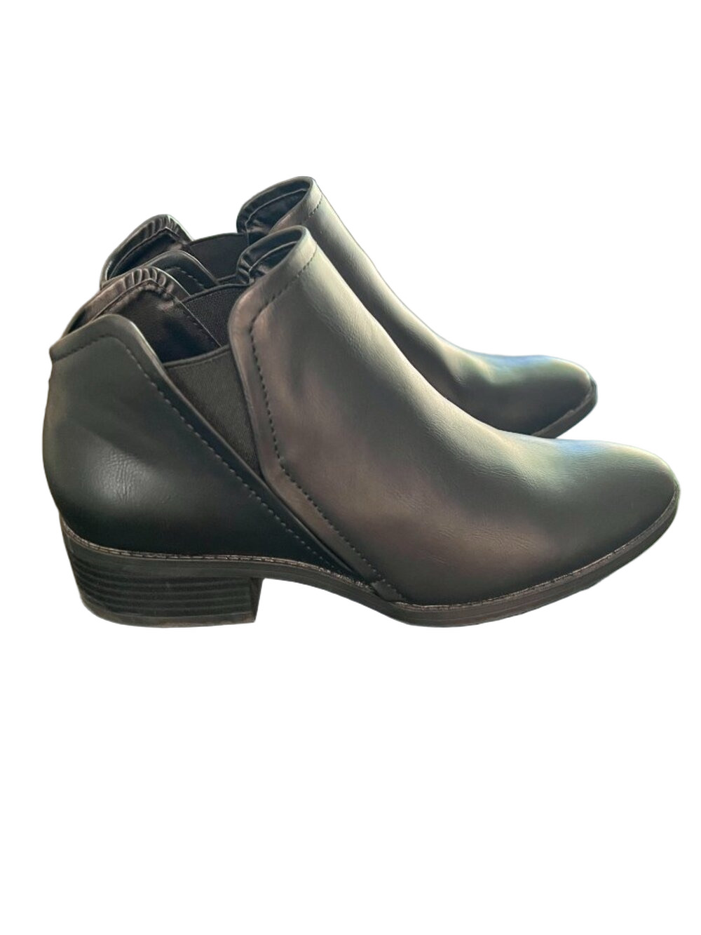 Dolcetta by Dolce Vita Black Slip-On Ankle Booties - Size 7